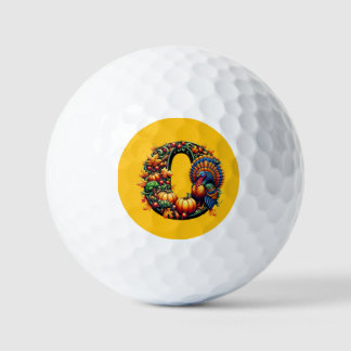 Balles De Golf Lettre cadeau de style Thanksgiving 