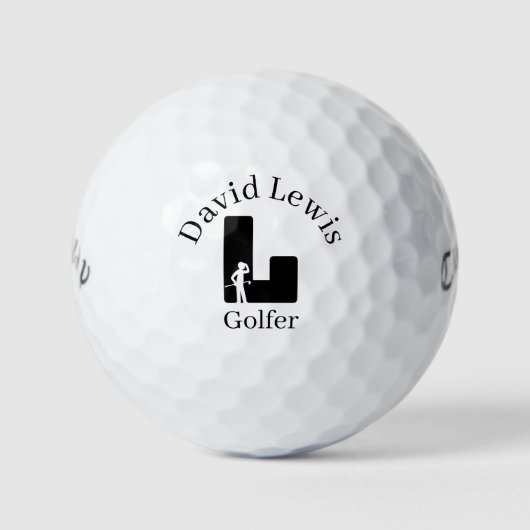 BALLES DE GOLF LETTRE GOÛT L (Devant)