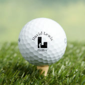 BALLES DE GOLF LETTRE GOÛT L (T-shirt Insitu)