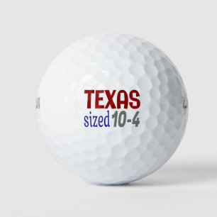 Balles De Golf Lettre Kenny de taille Texas 10-4