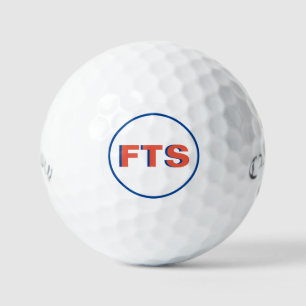 Balles De Golf Lettres de bloc monogrammes personnalisées Boules