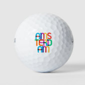 Balles De Golf Lettres Pays-Bas Pop Art (Devant)