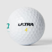 Balles De Golf Lettres Turquoise-SYMBOLE-chinois (Logo)