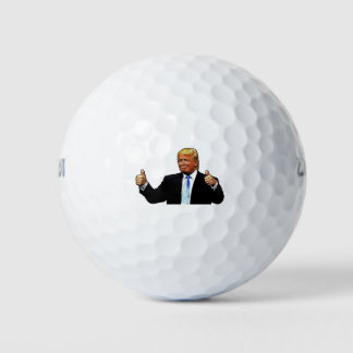 Balles De Golf Levez les pouces - Donald Trump