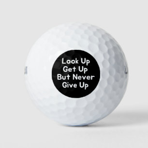 Balles De Golf Levez-Vous, Mais N'Abandonnez Jamais
