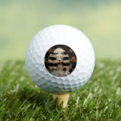 BALLES DE GOLF LÉVRIER AFGHAN OR  (T-shirt Insitu)