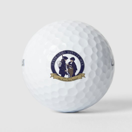Balles de golf Lexington Minute Men (Devant)