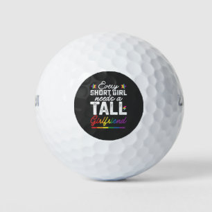 Balles De Golf LGBT Chaque Petite Fille A Besoin D'Une Grande Fil