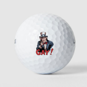 Balles De Golf LGBT Gay Ally Pride Mois drôle