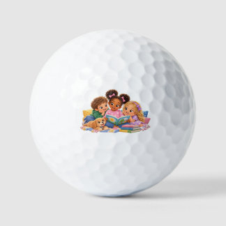 Balles De Golf L'heure du conte pour enfants qui lisent ensemble