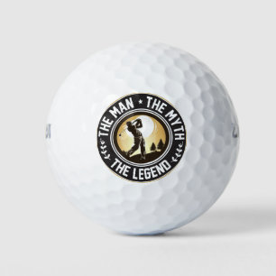 Balles De Golf L'Homme Le Mythe La Légende Golf Balls