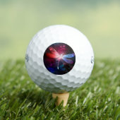 Balles De Golf libellule rouge brillante (T-shirt Insitu)
