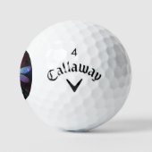 Balles De Golf libellule rouge brillante (Logo)