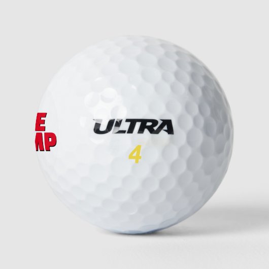 Balles De Golf Libérez Trump Funny (Logo)