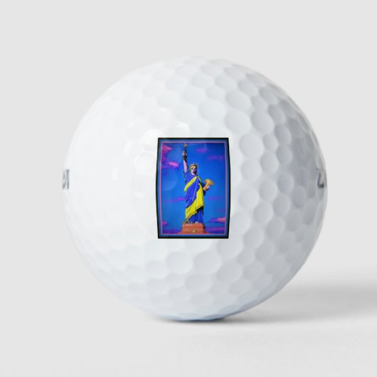 Balles De Golf Liberté ukrainienne (Devant)