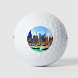 Balles De Golf Ligne aérienne du port de Chicago