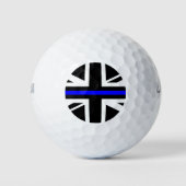 Balles De Golf Ligne Bleue fine - Royaume-Uni (Devant)