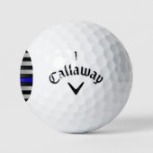 BALLES DE GOLF LIGNE BLEUE MINCE (Logo)