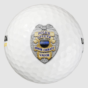 Balles De Golf Ligne Bleue Mince Boules de Golf Personnalisées