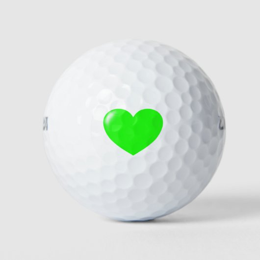 Balles De Golf Lil Green Heart (Devant)