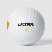 Balles De Golf Lil Orange Heart (Logo)