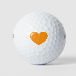 Balles De Golf Lil Orange Heart
