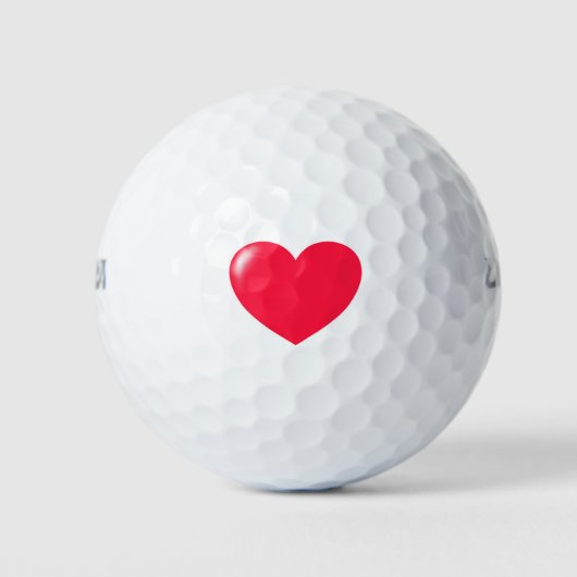 Balles De Golf Lil Red Heart (Devant)