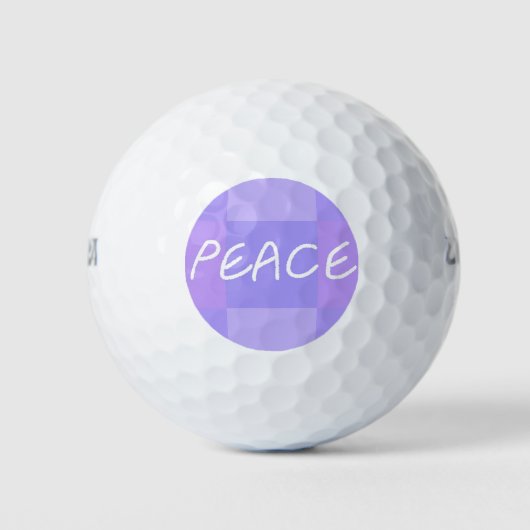 Balles De Golf Lilac Peace (Devant)