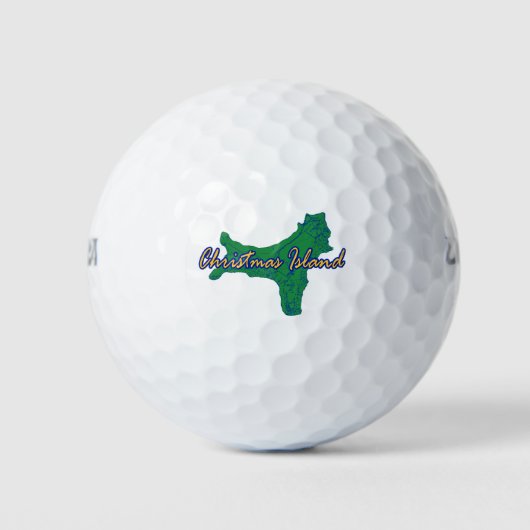 Balles De Golf L'île Christmas (Devant)