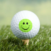 Balles De Golf Lime Green Joyeux visage (T-shirt Insitu)