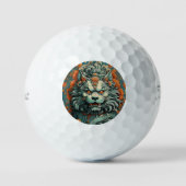 Balles De Golf Lion de sagesse de grippe (Recto)