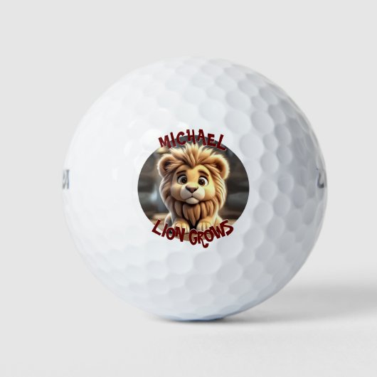 Balles De Golf Lion Grows (Devant)