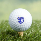 Balles De Golf Lion Rampant Azure (T-shirt Insitu)
