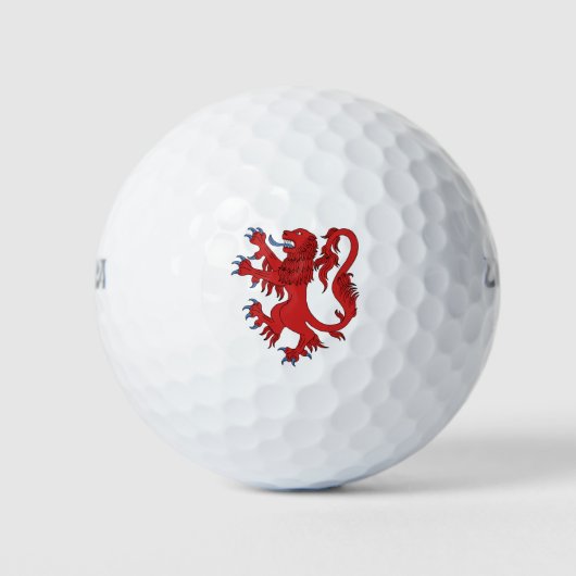 Balles De Golf Lion Rampant Gules (Devant)