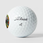 Balles De Golf Lizard Leaves & Couleur (Logo)