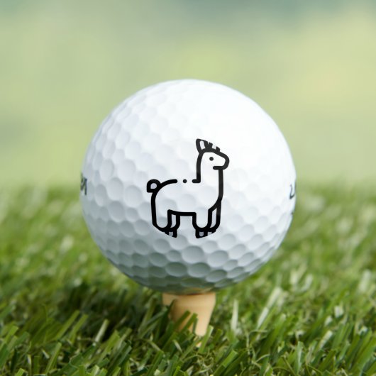 Balles De Golf Llama (T-shirt Insitu)