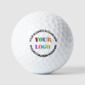 Balles De Golf Logo de Custom Business (Recto)