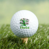 Balles De Golf Logo de fleuriste (T-shirt Insitu)