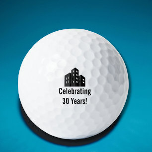 Balles De Golf Logo de l'entreprise fêtant # ans sur mesure
