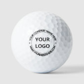 Balles De Golf Logo de l'entreprise personnalisée et texte Boules (Recto)