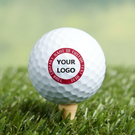 Balles De Golf Logo de l'entreprise personnalisée Texte Boules de (T-shirt Insitu)
