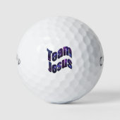 Balles De Golf Logo de l'équipe Jésus, (Devant)