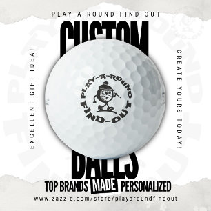 Balles De Golf Logo de mascotte P.A.R.F.O. Titleist Pro V1