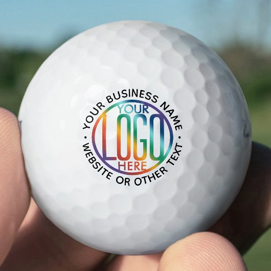 Balles De Golf Logo d'entreprise Moderne Marque promotionnelle
