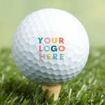 Balles De Golf Logo d'entreprise personnalisé<br><div class="desc">Boules de golf personnalisées du logo de l'entreprise. Téléchargez votre propre logo et le voici. Vos propres balles de golf d'affaires personnalisées. N'est-ce pas magique ? Le Club Magique</div>