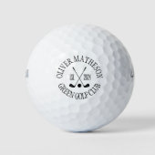 Balles De Golf Logo du club de golf sur mesure (Devant)