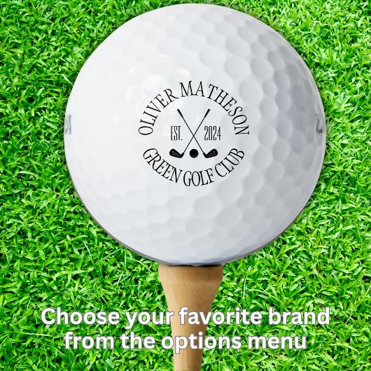 Balles De Golf Logo du club de golf sur mesure