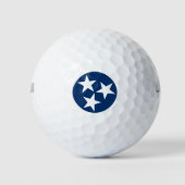 Balles De Golf Logo du drapeau du Tennessee (Devant)