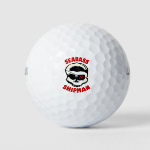 Balles De Golf Logo du petit crâne