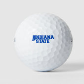 Balles De Golf Logo Indiana State (Devant)
